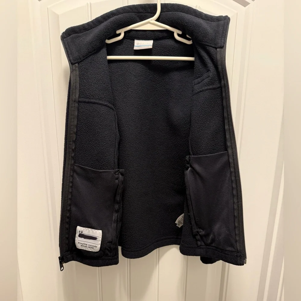 Columbia Kids’ Black Full-Zip Fleece Jacket